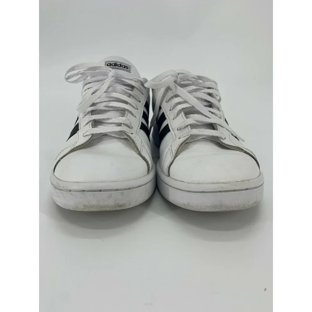 Men's adidas Grand Court Low Top Sneakers White Black Size‎ 11.5 F36392
